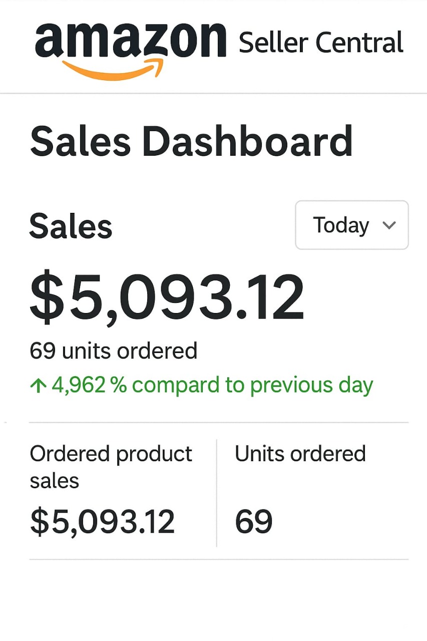 Amazon Sales Dashboard 1